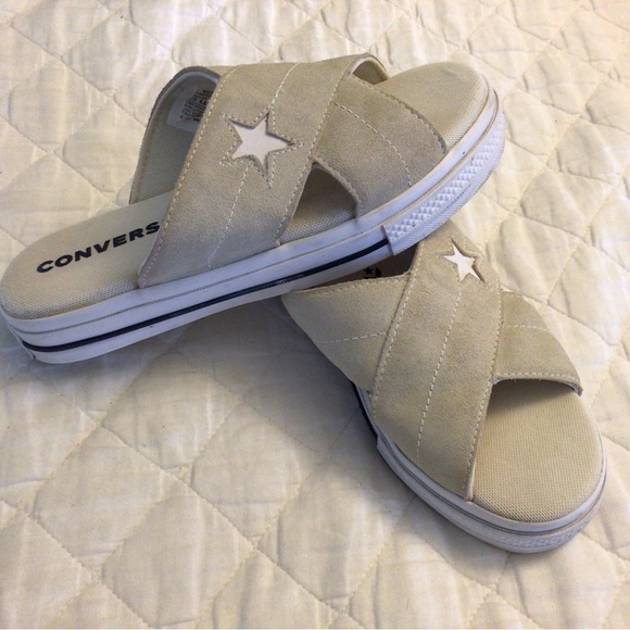 Converse Womens One Star Suede Slip Sandal size 7.5 - Picture 2 of 4